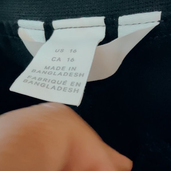 H&M Black Stretch Pull-on Pants with Pockets - Picture 6 of 8